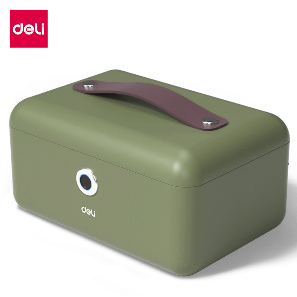 กล่องเซฟเก็บเครื่องประดับ DELI AE200-GN-01 สีเขียว